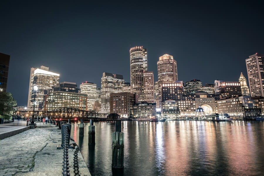 Boston à noite