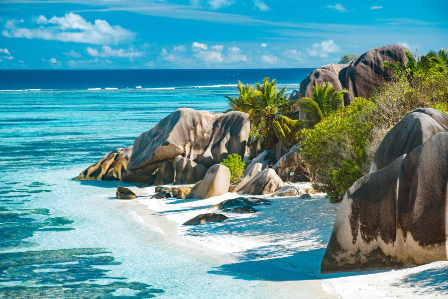 Praia Anse Source D'Argent, Seychelles