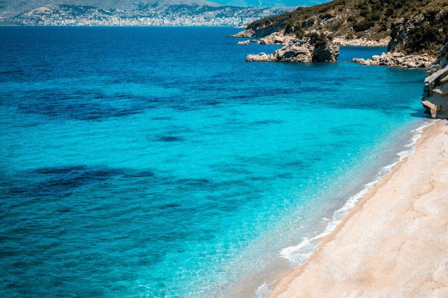 Ilha de Saranda na Albânia