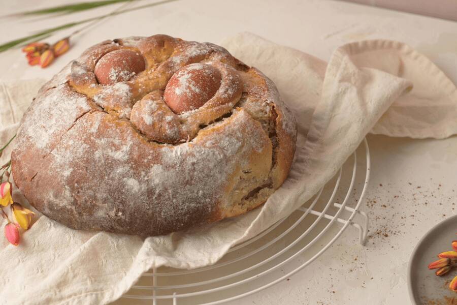 Folar pronto a comer