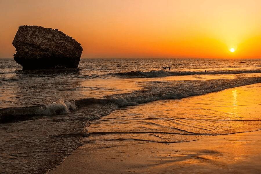Praia de Punta Umbría, Huelva. Espanha