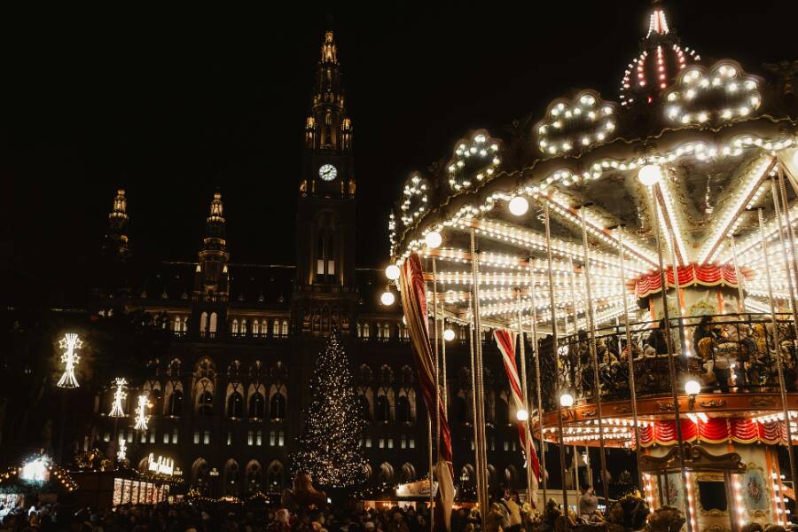 Mercados de Natal em Viena durante as pontes e feriados 2026 Portugal